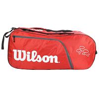 Wilson Federer 6pk Bag Red